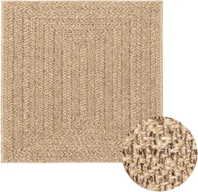 Obrázok produktu pre vidaXL Koberec ZIZUR 120x120 cm juta-look interiér a exteriér