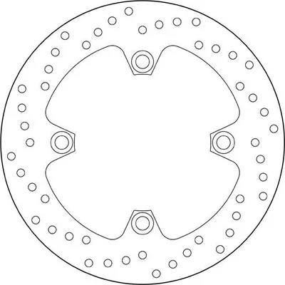 Produktbild von BREMBO Serie Oro Bremsscheibe für MALAGUTI MOTORCYCLES CENTRO 220mm 68B40740