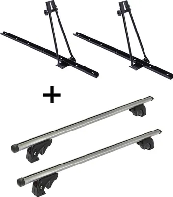 Produktbild von 2x Fahrradträger ORION + Dachträger/Relingträger VDP LION1 kompatibel mit für Mazda 5 (5 Türer) 05-08
