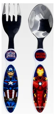 Produktbild von Kinderbesteck Aus Metall, 2 Teile | Avengers