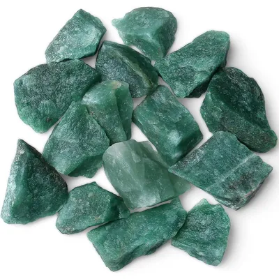 Produktbild von Grün Aventurin Rohsteine 200g Heilsteine Naturkristall ca. 2-3 cm