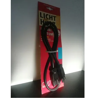 Produktbild von Wipo Verbindungsleitung mit Wieland Stecker 1m schwarz