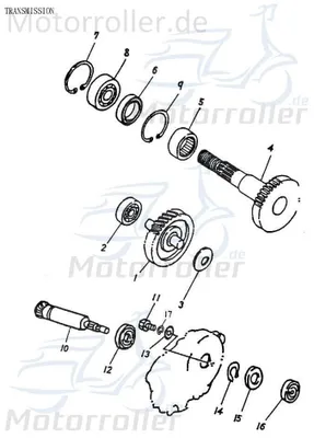Produktbild von Adly Federscheibe RTW-34 ATV 50 II Utility XXL AC 50ccm 2Takt Motorroller.de Federring Spannscheibe Ausgleichsscheibe Feder-Ring Zwischenscheibe Quad
