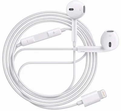Produktbild von Avizar, Kabelgebundene Lightning-Kopfhörer für das iPhone 14 Pro mit integriertem Mikrofon, Weiß
