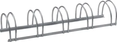Image de Alberts 698300 Range-vélos multiple, 5 places de stationnement, indépendant, galvanisé à chaud