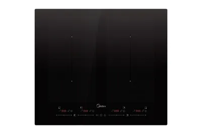Produktbild von Midea MIH742F558K2, Schwarz, Integriert, 18.5 cm, Zonen-Induktionskochfeld, Glas, 4 Zone(n)