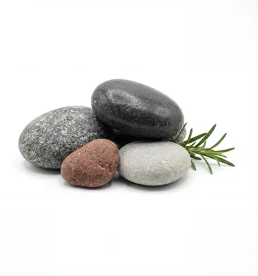 Produktbild von Basalt getrommelt 5-8 mm, Basalt, Grau, 20 kg Sack, für Garten und Beet