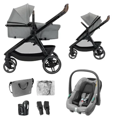 Produktbild von Maxi-Cosi Zelia Select Trio, Baby Kinderwagen 3 in 1 mit Kindersitz, 0–4 Jahre (
