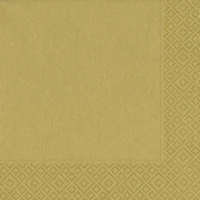 Zdjęcie produktu dla DUNI 105804/ Duni Weihnachts Lunchservietten - 33 x 33 cm, uni gold