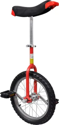 Produktbild von Möbel Einrad Verstellbar Rot 16 Zoll - Einräder 90842