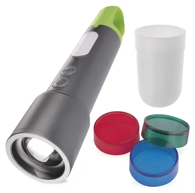 LED Aufladbare Metall-Taschenlampe, 600 lm, 1 200 mAh