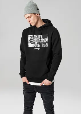 Produktbild von Mister Tee Fleece-Kapuzenjacke - PRAY 2.0 schwarz - 5XL
