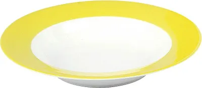 Immagine prodotto di Piatto fondo serie Doppio / piatto fondo, Ø 22 cm, giallo, 1 pezzo