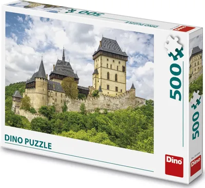 Zdjęcie produktu dla Puzzle Zamek Karlstejn 47x33cm 500 elementów w pudełku 33,5x23x3,5cm
