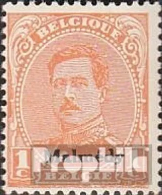 Produktbild von Briefmarken Belgische Post Malmedy 1920 Mi 1 mit Falz Albert I.