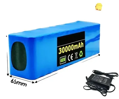 Obrázok produktu pre Li-ion batériový balík, kapacita 30 Ah, kompatibilný s napätím 48 V, nabíjačka XT60-DC