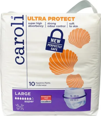 Produktbild von Caroli Protect & Care Pants Large | Inkontinenz-Unterwäsche unisex | 10 Stück