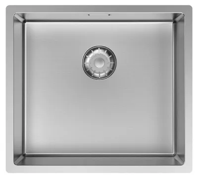 Immagine prodotto di Lavello in acciaio inossidabile Pure.Sink Comfort, dimensioni 45 x 40 cm, modello da incasso sotto piano, da incasso o da appoggio, codice PCM4540-02