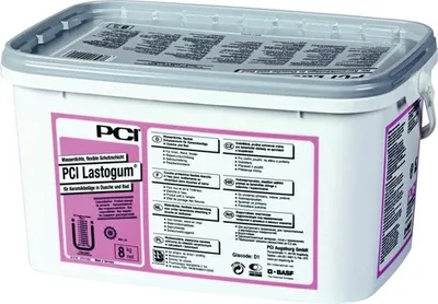 Produktbild von PCI Lastogum, wasserdichte, flexible Schutzschicht, Flächenabdichtung, lösemittelfrei, grau, 8 kg