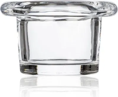 Produktbild von SANDRA RICH, TEELICHTHALTER "SHINE EDGE" Teelichtglas klar, rund.