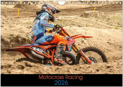Produktbild von Motocross Racing 2026 (Wandkalender 2026 DIN A4 quer), CALVENDO Monatskalender