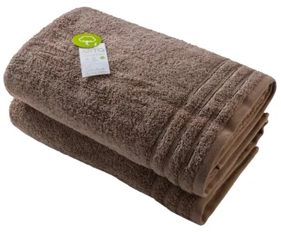 Productafbeelding van ARTG - Handdoek, katoen, biologisch geteeld, LT3166 (één maat) (walnootbruin)