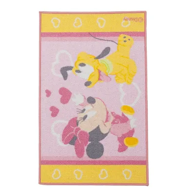 Produktbild von Disney Antistatischer Fellteppich für Kinder Minnie und Pluto 86197