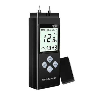 Obrázek produktu pro ZELURXX Měřič vlhkosti dřeva s digitálním displejem – přesný tester vlhkosti pro dřevo a stavební materiály