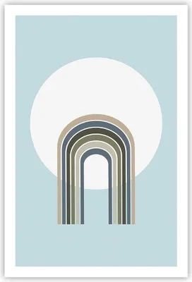 Produktbild von Poster - Poster ohne Rahmen - Formen Rad Linien - 61x91,5 cm - Wand Bild - Wanddeko - Wandbilder - Kunstposter - Wandposter - Bilder - Kunstdruck - Wanddekoration - Wandbild - P2XPA61x91-4608