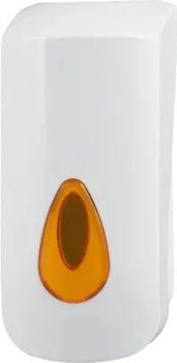Produktbild von PlastiQline Seifenspender - 900 ml - Kunststoff - Farbfenster orange