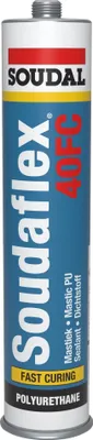 Produktbild von Soudaflex 40 FC Kleb- und Dichtstoff für den Metallbau Folienbeutel 600 ml schwarz SOUDAL