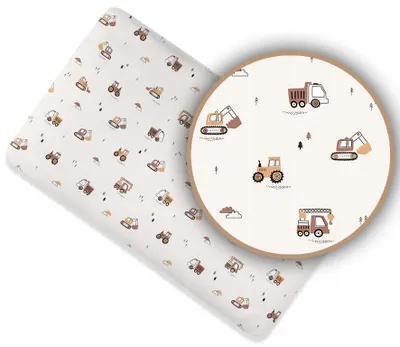Produktbild von Spannbettlaken für Kinderbett 60x120 cm - 100% Baumwolle -