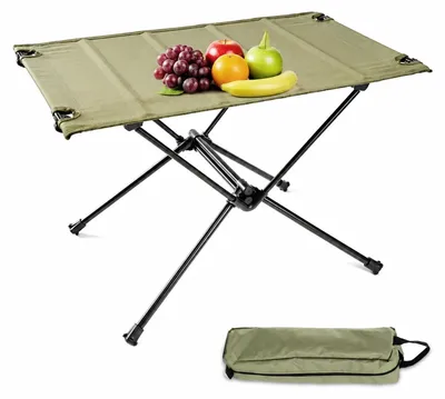Obrázek produktu pro Skládací campingový stůl o rozměrech 60 x 40 x 39 cm s přepravní taškou