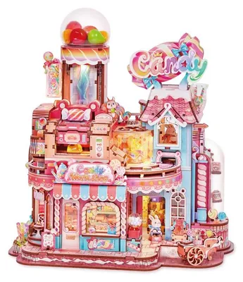 Obrázek produktu pro 3D puzzle, DIY minidomeček Candy Workshop, Tonecheer, 643 dílů