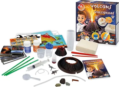Produktbild von Buki Vulkane und Dinosaurier Lernspielzeug Experimentierset fr Kinder