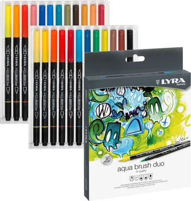 Image de Lyra Double Tip Aqua Duo Markers 24 pcs