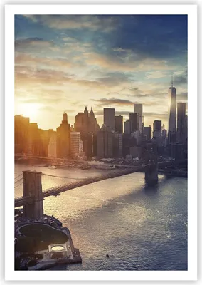 Produktbild von Poster - Poster ohne Rahmen - New York Stadt - 70x100 cm - Wand Bild - Wanddeko - Wandbilder - Kunstposter - Wandposter - Bilder - Kunstdruck - Wanddekoration - Wandbild - P2XPA70x100-3733