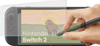 Produktbild von Bizon Glas Tab Film Sonne Nintendo Switch 2 [2 PACK]