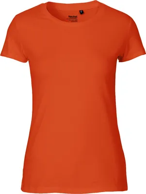 Image de Neutral O80001 | T-shirt classique femme / 100% coton équitable - couleur : orange - taille : M