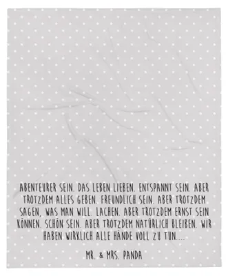 Produktbild von Mr. & Mrs. Panda Tagesdecke Igel Federschmuck - Grau Pastell - Geschenk, Decke, Waldtiere, Plaid, Flauschige, Lagerfeuer, Kuscheldecke, Camping, Abenteuer, Indianer
