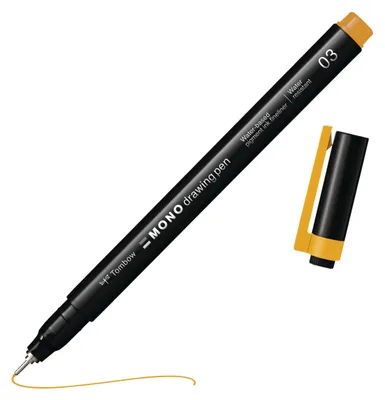 Imagen del producto de Tombow WSEFL03-03 Tombow MONOdrawing Fineliner gelb 0,35 mm, 1 St.