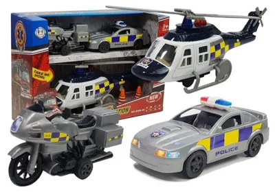Produktbild von Lean Toys Polizeiset mit Licht und Sound