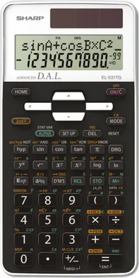 Produktbild von Sharp EL-531TG Taschenrechner Tasche Wissenschaftlicher Taschenrechner Schwarz