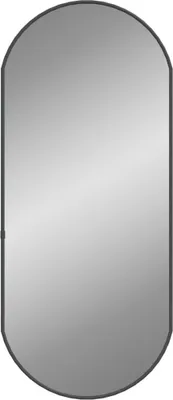 Image de Miroir mural Noir 70x30 cm Ovale