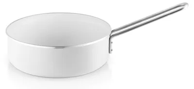 Bratpfanne 24 cm, keramische Antihaftbeschichtung, weiß