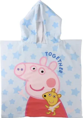 Produktbild von Peppa Pig Mikrofaser-Poncho-Strandtuch