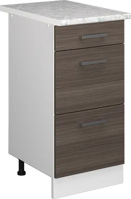 Immagine prodotto di Mobiletto a ripiani Vicco R-Line Grigio 40 cm con cassetti, Model 41794