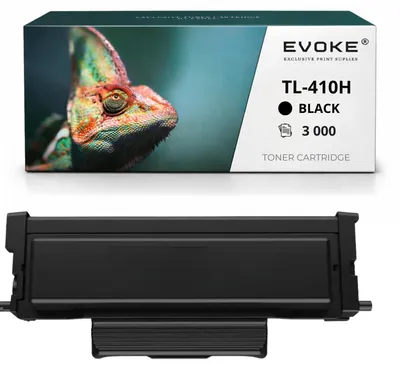 Immagine prodotto di Cartucce compatibili Evoke per stampante Pantum TL-410H TL410H, colore nero, resa di 3000 pagine, compatibili con i modelli M7302FDW, M7300FDN, M7200FDN, M7102DN