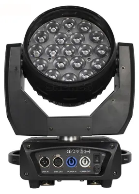 Zdjęcie produktu dla Reflektory ruchome - Efekty świetlne - Oświetlenie sceny - Diody LED RGBW - 4 sztuki - Zoom