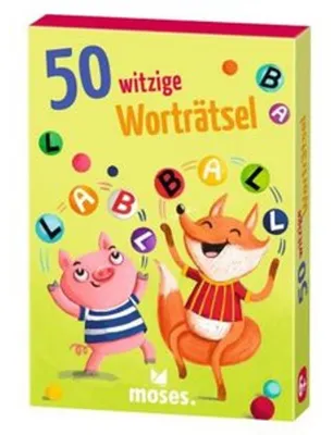 Produktbild von 50 witzige Worträtsel